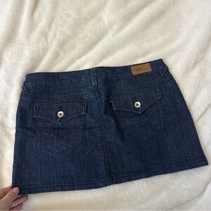 Y2k lowrise micro mini skirt